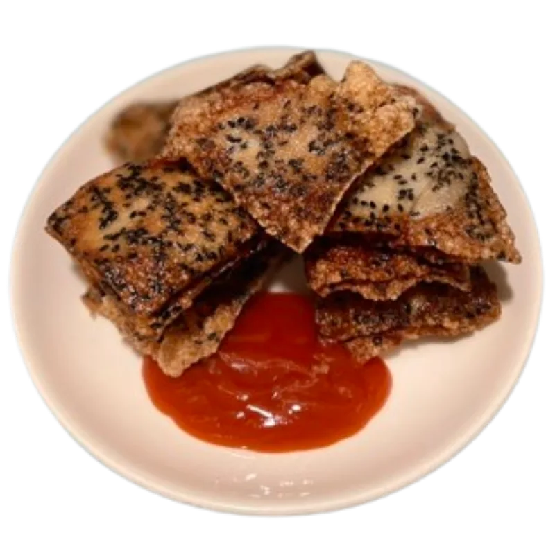 Bánh tráng kẹp chả cá